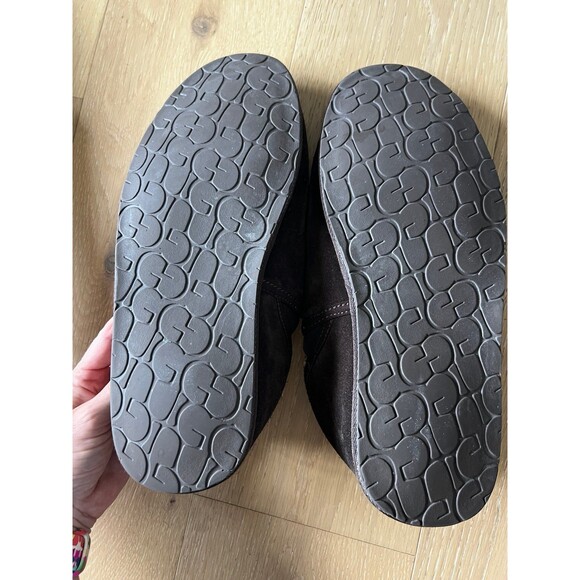 UGG SCUFF ROMEO II ESPRESSO SUEDE SHEEPSKIN MOCCASIN SLIPPERS SIZE US 13 MEN - Picture 9 of 9